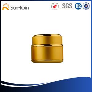 China Aluminium cosmetic plastic lotion jars , empty cosmetic packaging jars wholesale