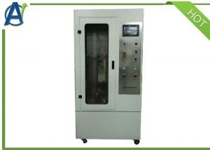 China Automatic Vertical Flame Propagation Cable Testing Machine With Fume Hood wholesale
