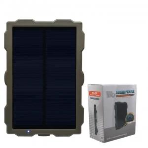 China Cheap Trail Game Camera Solar Panel Solar Power Charger For 4G Hunting Camera wholesale