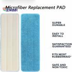 5.5"X15.7" Dry Mop Head Blue Fiber Sponge Center Dry Mop Pad