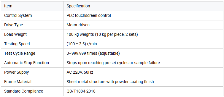 High Precision PLC Touchscreen Control Bicycle Bottom Bracket Wear Resistance Testing Machine Motor-Driven Durability Tester