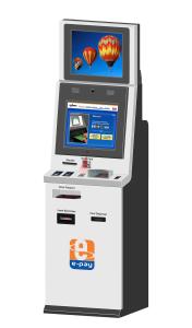China Airport Hotel Medical Self Check In Kiosk With 19 Inch Advertising Display wholesale
