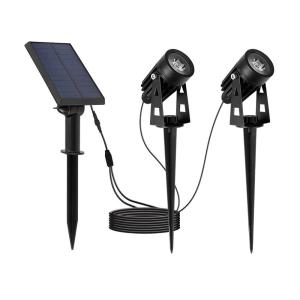 China 6000K 100-200LM Solar Powered Garden Spike Lights / Solar Landscaping Spotlights wholesale