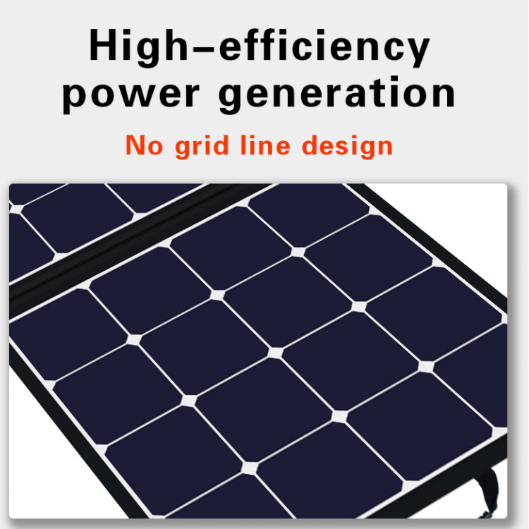 Mono Crystalline Foldable Solar Panel 150W High Efficiency For Camper Blackout