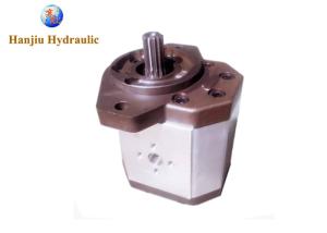 China Low Noise Aluminum Gear Pump 9 Tooth Spline 16 / 32 Shaft Bidirectional Hydraulic Pump wholesale