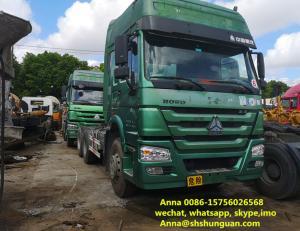 China Heavy Duty 10 Wheeler Used Trailer Head 6800 * 2496 * 3668 Mm ISO Approved wholesale