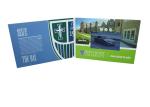Customized China lcd video business cards, lcd video mailer for education