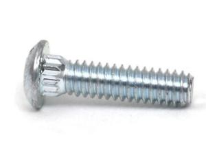 China Medium Carbon Steel Slotted Rib Neck Track Bolts M6x20 Size 6g Tolerance wholesale