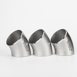China SCH10-SCH160 Stainless Steel Butt Welded Fittings 45 Degree Stainless Steel Weld Elbows ASTM A403 wholesale