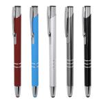 Office Metal Ballpoint Pen 2 in 1 Multifunctional Aluminum Screen Stylus