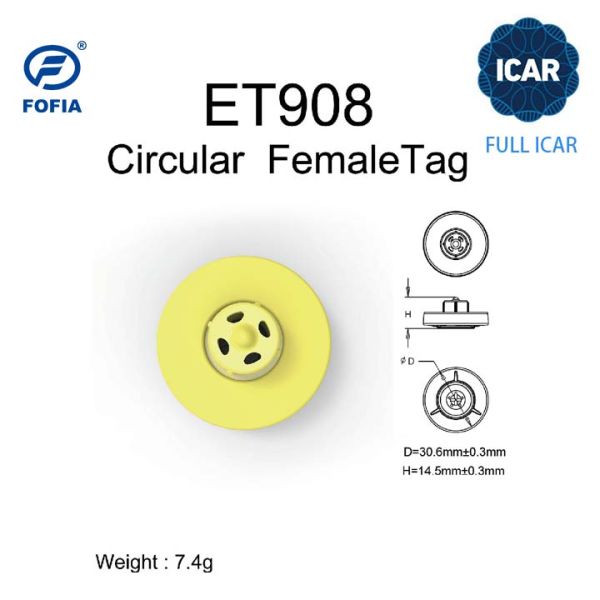 Full ICAR ET908 Animal Ear Tag BLE Reader Waterproof Unshared ICAR Code