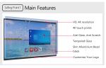 65 75 86 Inch Android 14 Whiteboard Interactive Smart Whiteboard Interactive