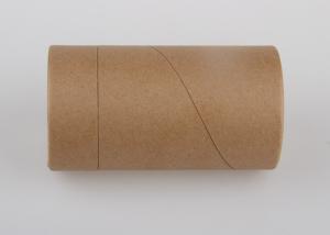 China Brown High Grade Paper Cans Packaging Empty Kraft Paper Cylinder Containers For Craft wholesale
