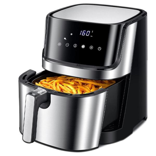 6.5L 7L 8L 5.5L 6L Digital Air Fryer Smart Healthy Oil Free Cooking Home