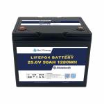 Marine Boat Battery 24V 50AH LiFePO4 Lithium Battery With BT