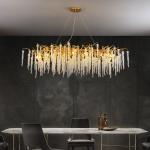 G9 Modern Lobby Chandelier Crystal Grand Hospitality Chandeliers Energy Saving