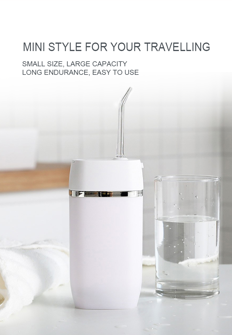 165ml Water Tank Mini Water Flosser For Teeth Cleaning