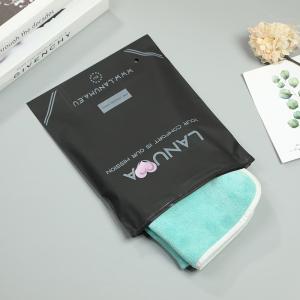 China PEVA Print Custom Frosted Zipper Lock Bag for T Shirt Shoes Clothing Packaging wholesale