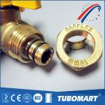 16mm Pap Pipe Brass Gas Valve Hpb58-3A Butterfly Ball Valve CE Approved
