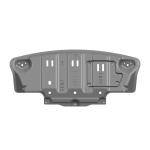 Black Car Engine Under Cover Splash Shields Mud Guard front underbody protection