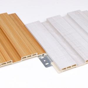 China OEM ODM Eco Friendly WPC Wood Panel Fluted Moisture Resistant on sale