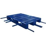Steel Reinforce Rack Warehouse Storage Pallets , Cargo Export Plastic Pallet For