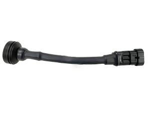China Hydraulic System 300V IP67 Black 300mm High Resilience Insulation Cable Wiring Harness wholesale