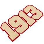 PANTONE Colors Iron On Chenille Letters Patches for Clothing Embroidery Patches