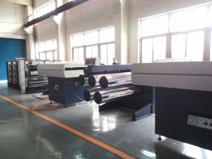 China Pp Flat Yarn Plastic Extrusion Machine Woven Bag Production Tape Line High Speed on sale