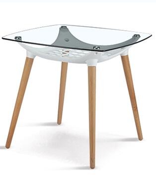 Rectangular white table/plastic table/modern table/glass table/Leisure table/Recreational table/discuss table