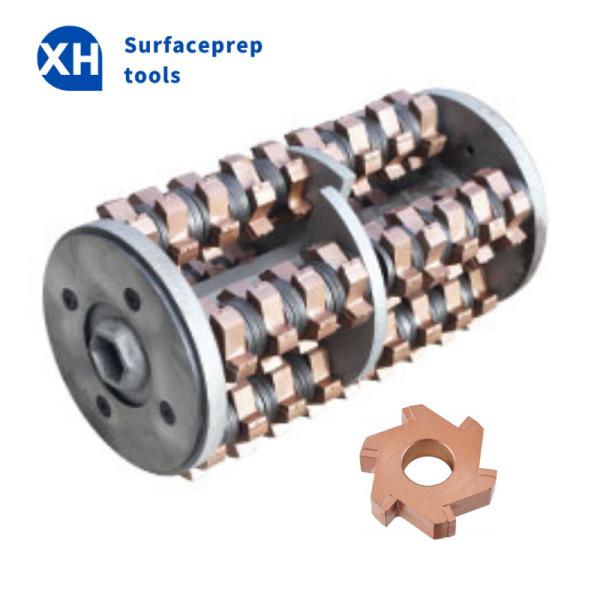 SASE SC10E Industrial Scarifier Drum with Carbide-Tipped Cutters – Concrete