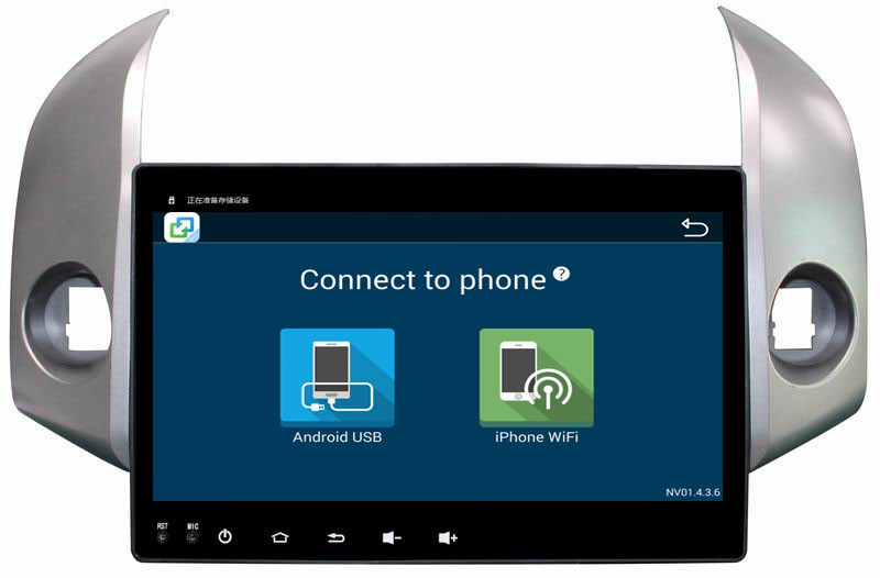 Ouchuangbo car touch screen radio stereo android 8.1 for Toyota RAV4 2009-2012 with USB SWC 1080P Video Blluetooth