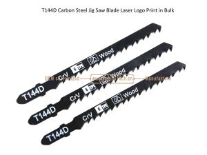 China T144D Carbon Jig Saw Blade Laser Logo Print in Bulk size:100mmx8x6T, Cutting Woods,Reciprocating Saw Blade wholesale