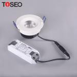 10W Recessed LED Ceiling Spotlights 80mm Cut Out LED Downlight For Inner Door