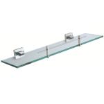 Single Glass Bathroom Accessories Shelves OEM Wall Mounted Stainless Steel