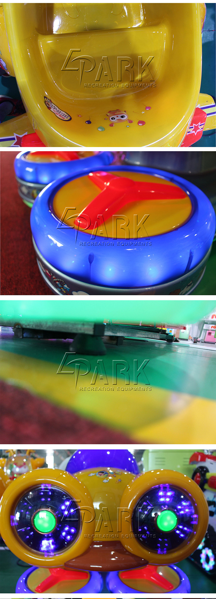 1 Player Spaceship Kiddy Ride Machine Video Game For Shopping Mall