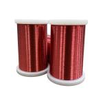 Red Color Enamelled Round Copper Wire 0.05mm-1.5mm Suitable For Communication