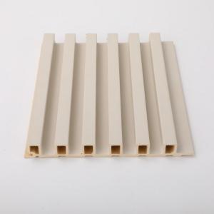 China Wall Stickers for Home Decor PVC Bamboo Slat Interiored Nano Wood Effect Fluted Panel wholesale