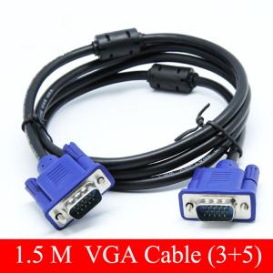 China Retail Wholesale VGA/SVGA HDB15 1.5M VGA Cable Male To Male Cable For Computer Projector wholesale