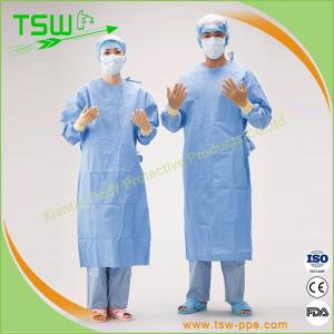 China Knitted Cuff Spunbound Nonwoven Sterile Surgical Gown wholesale