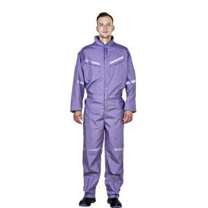 China LightBlue Reflective Workwear Suits for Unisex Workshop Clothing Overall Work Clothing wholesale