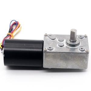 China Micro Brushless DC Right Angle Motor A58-3650 Worm Gear Motor DC 24V 24v Dc Worm Gear Motor wholesale
