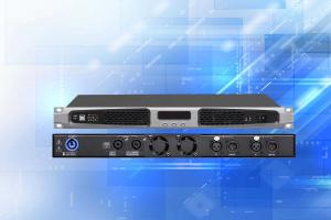 China 2X550W 1U Video Power Amplifier Professional Audio / Class D Power Amp Speakon Output wholesale