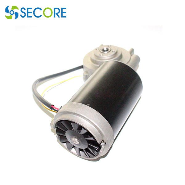 220V Brushed Permanent Magnet DC Motor Worm Gearhead 60rpm For Oil Extraction