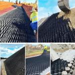 356mm Driveway Road Railway Soil Stabilizer Hdpe Astm Smooth Geocell