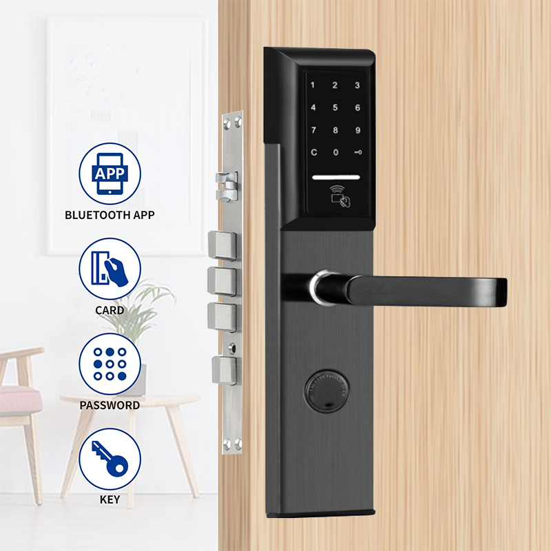 Stainless Steel 6068 Mortise TTlock App Controlled Door Lock with Smart Keypad