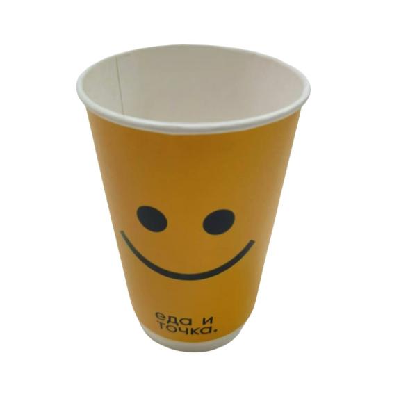 Offset Printing Disposable Paper Bowl Biodegradable PE Coated Kraft Paper 8 12
