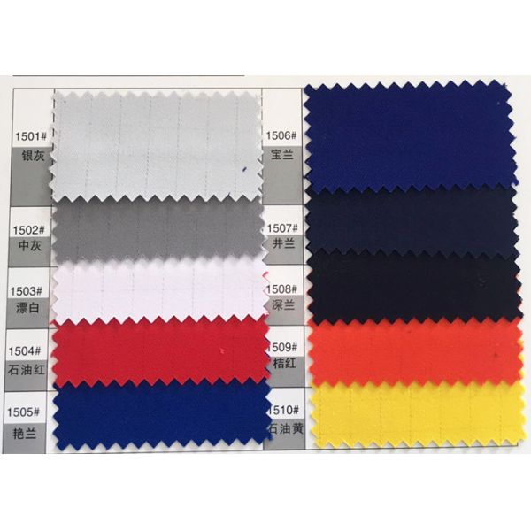 Flame Resistant Anti Static Fabric 60% Cotton 40% PolyesterSGS Certified