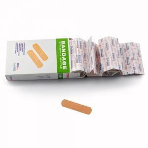 China Nontoxic Durable Adhesive Band Aid , Multipurpose Flexible Fabric Bandages on sale