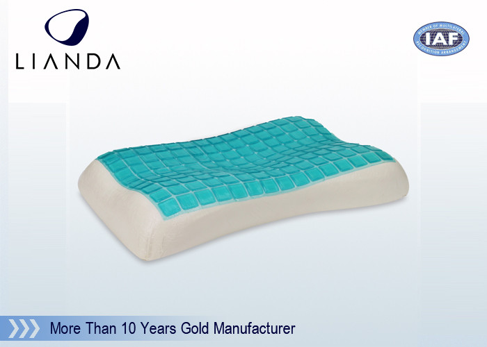 Festival Promotional Cooling Gel Memory Foam Pillow , 100% Natural Ice Gel Pillow